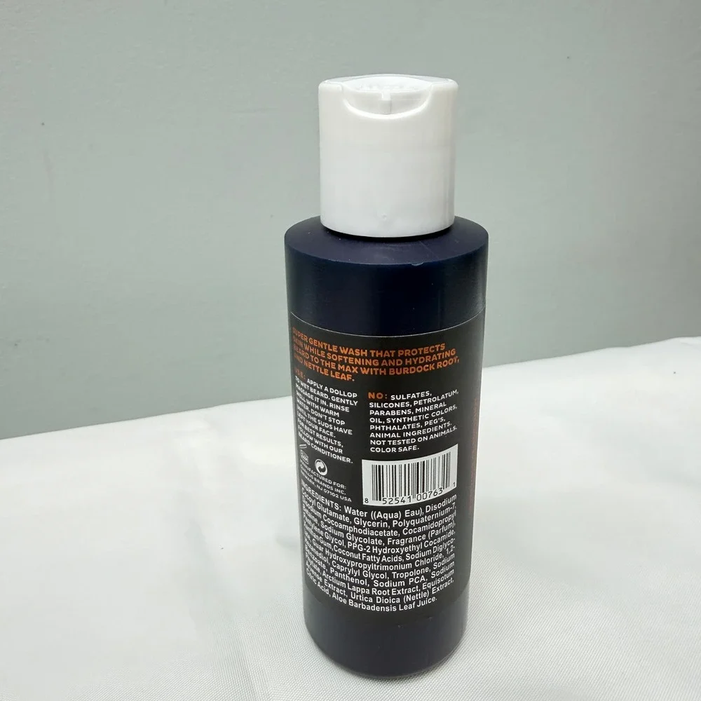 Scotch Porter Moisturizing Beard Wash 4oz for Dry Coarse Beards New Sealed